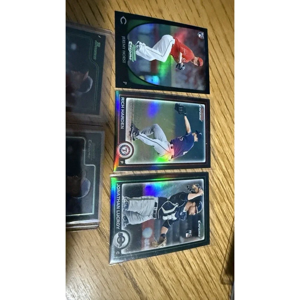 2006-2011 Topps Chrome Refractor Lot 5 Jonathan Lucroy RC Franklin Gutierrez